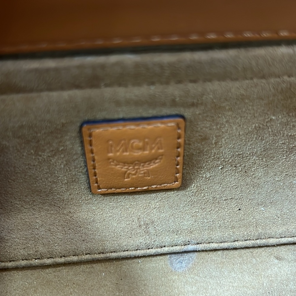 MCM Tan Leather Crossbody Bag - Picture 7 of 7